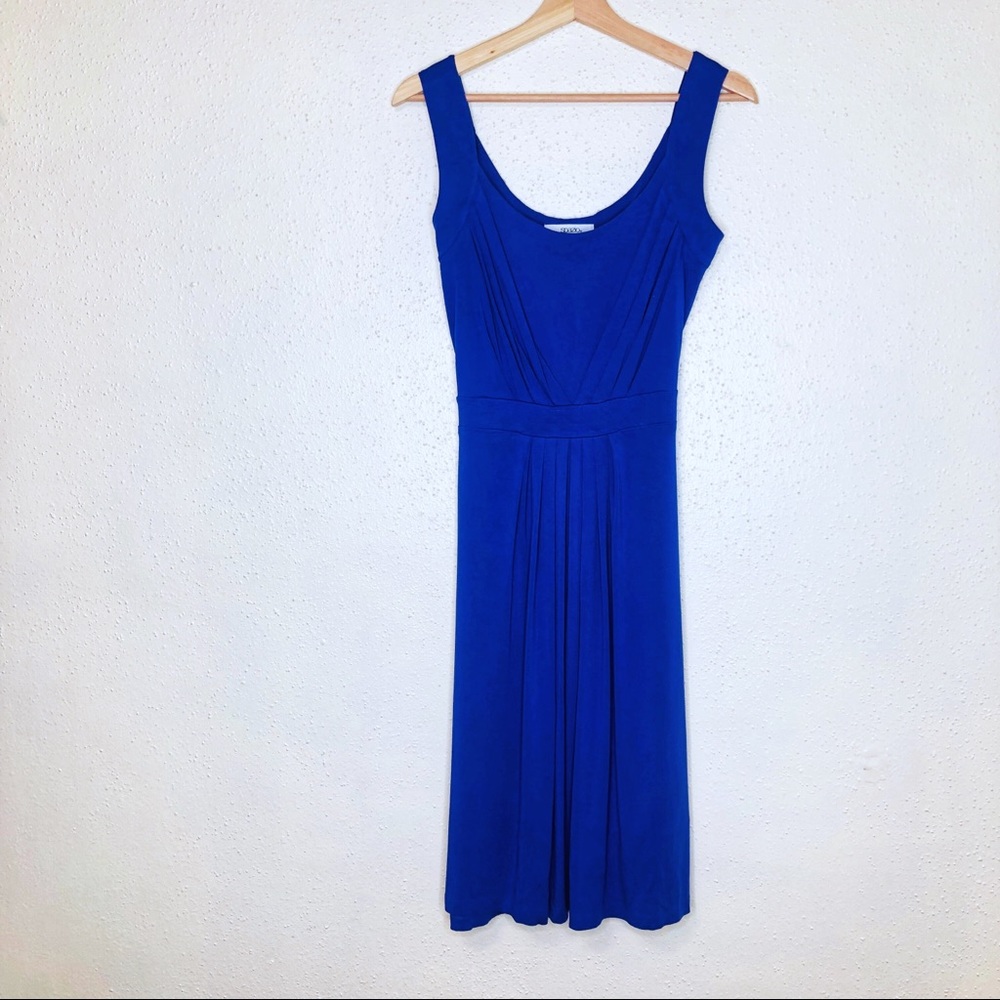 Spazio Purple Midi Sundress